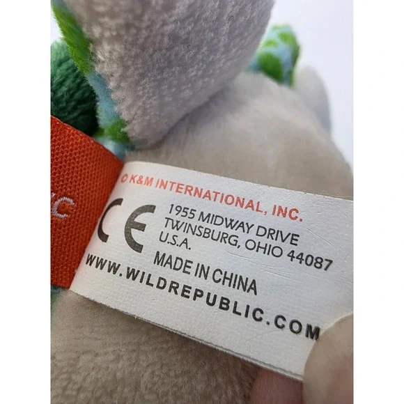 Wild Republic Green Sea Turtle Plush Toy Stuffed Animal Kids Ocean Life /DD - Picture 5 of 6